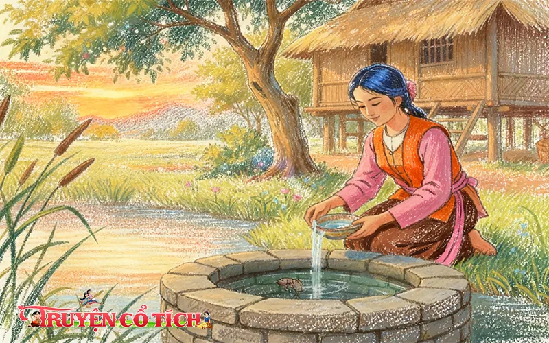 tấm cho cá bống ăn