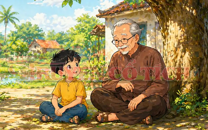 Nam hỏi ông món quà đẹp nhất