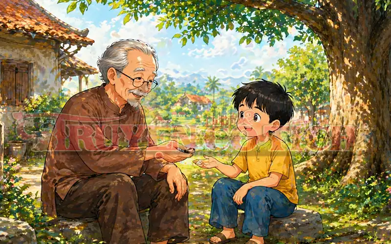 Ông đưa cho Nam hạt giống